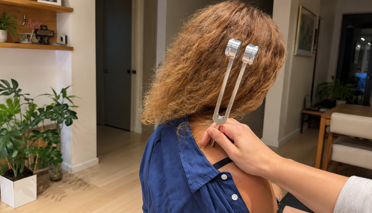 vibroacoustic therapy vs. tuning forks