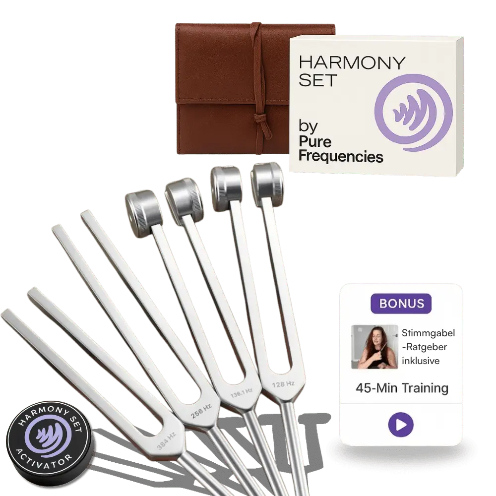 harmony tuning forks set for nervous system balance