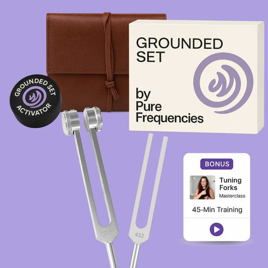 Grounded Tuning Fork Set